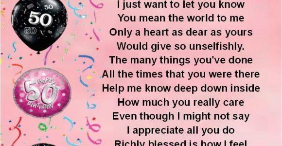 50th Birthday Cards for Mom Personalised Coaster Mum Poem 50th Birthday Free