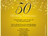 50th Birthday Celebration Invitations 50th Birthday Invitation Wording Samples Wordings and