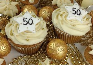 50th Birthday Cupcake Decorations Festive Cupcakes