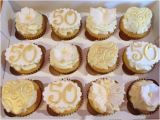 50th Birthday Cupcake Decorations Golden 50th Anniversary Cupcakes Cake by Candy Apple