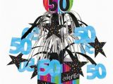 50th Birthday Decorations Cheap 50th Birthday Mini Foil Centerpiece Discount Birthday