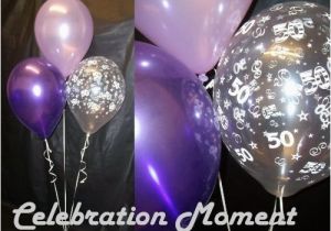 50th Birthday Decorations Purple 50th Birthday Party Balloon Decoration Purple Lilac Ebay