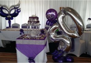 50th Birthday Decorations Purple 50th Birthday Party Balloon Decorations