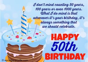 50th Birthday E Card 50th Birthday Wishes Easyday