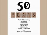 50th Birthday E Cards 50th Birthday Card Milestone Birthday Card Decade