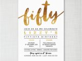 50th Birthday Email Invitations Birthday Invitation 50th Birthday Email Invitations