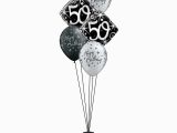 50th Birthday Flowers and Balloons Elegant 50th Birthday Balloon Bouquet Party Fever