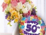 50th Birthday Flowers and Balloons Pin by Tiffany Rose Princess On Birthday Pinterest