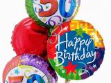 50th Birthday Flowers Delivery 50th Birthday Balloon Bouquet Send This Great Happy 50th