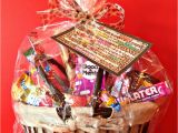 50th Birthday Gift Baskets for Her 50th Birthday Candy Basket and Poem An Affair From the Heart