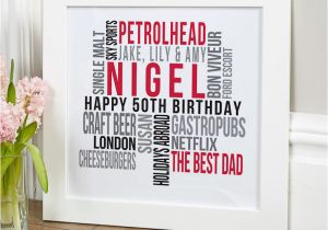 50th Birthday Gift Ideas for Him Uk 50th Birthday Gifts Present Ideas for Him Chatterbox Walls