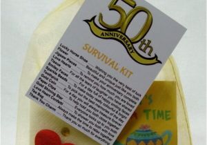 50th Birthday Gifts for Her Ebay 50th Golden Wedding Anniversary Survival Kit Novelty Gift