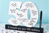 50th Birthday Gifts for Him 50th Birthday Signature Numbers Find Me A Gift