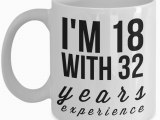 50th Birthday Gifts for Him Experience I Am 18 with 32 Years Experience Happy Birthday 50 Gag