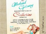 50th Birthday Girlfriend Getaways Weekend Getaway Invitation Girls Weekend Fund Ideas In