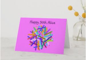 50th Birthday Ideas for Him Uk 50th for Him Birthday Cards Zazzle Uk