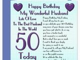 50th Birthday Ideas for Husband Uk My Wonderful Husband Lots Of Love Happy Birthday Card