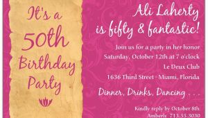 50th Birthday Invitation Quotes Quotes for 50th Birthday Invitations Quotesgram