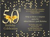 50th Birthday Invite Wording 50th Birthday Invitation Wording Samples Wordings and