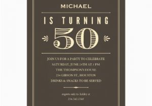 50th Birthday Invites for Men 50th Birthday Invitations for Men Zazzle Com