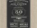 50th Birthday Invites for Men 50th Birthday Party Invitations for Men Cimvitation