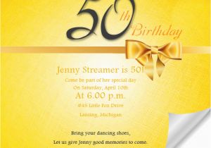 50th Birthday Invites Wording Sample Invitation for 50th Birthday orderecigsjuice Info