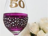 50th Birthday Mementos On Sale 50th Birthday Wine Glass Gifts and by Inaspinniquesway