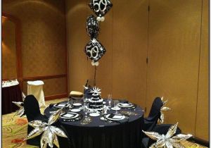 50th Birthday Party Decorations Black and Silver 50th Birthday Party Decorations Black and Silver