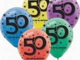 50th Birthday Party Decorations Cheap the Party Continues 50th Birthday 12 Latex Balloons