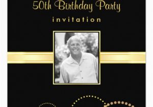 50th Birthday Party Invitations with Photo 50th Birthday Party Invitation Photo Optional