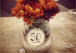 50th Birthday Table Decorations Ideas 50th Wedding Anniversary Party Centerpiece Projects I