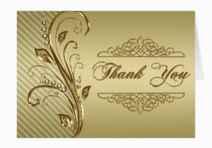 50th Birthday Thank You Cards 50th Wedding Anniversary Thank You Note Card Zazzle