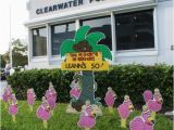 50th Birthday Yard Decorations Birthday Yard Flocking Decorations Tampa Fl Call