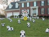 50th Birthday Yard Decorations Cow Decor Holy Cow Sally 39 S 40 Cows Announcement