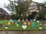 50th Birthday Yard Decorations Happy Birthday Quot Lawn Letters with Other Yard Decor Signs