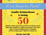 50th Surprise Birthday Invites 50th Birthday Surprise Party Invitations Free Invitation