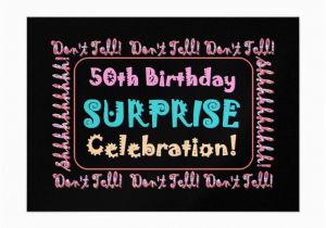 50th Surprise Birthday Invites 50th Birthday Surprise Party Invitations Free Invitation