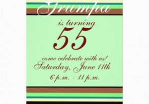 55th Birthday Invitations 55th Birthday Invitation Zazzle