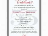 55th Birthday Invitations Classic 55th Birthday Celebrate Party Invitations Paperstyle