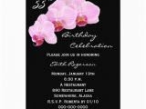 55th Birthday Party Invitations 55th Birthday Party Invitation orchids Custom