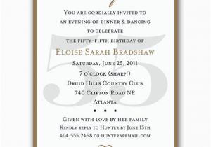 55th Birthday Party Invitations Classic 55th Birthday Gold Surprise Invitations Paperstyle