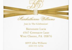 5oth Birthday Invitations Elegant 50th Fiftieth Birthday Party Invitations 5 25