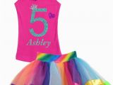 5th Birthday Dresses Rainbow Birthday 5th Birthday Party Girls Birthday