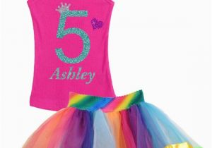 5th Birthday Dresses Rainbow Birthday 5th Birthday Party Girls Birthday