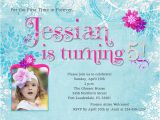 5th Birthday Invitation Wording for Girl 5th Birthday Party Invitation Wording Cimvitation