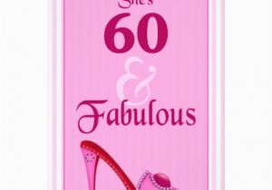 60 and Fabulous Birthday Invitations 60 and Fabulous Birthday Invitations 13 Cm X 18 Cm