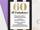 60 and Fabulous Birthday Invitations 60 and Fabulous Milestone Birthday Invitations Adult