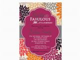 60 and Fabulous Birthday Invitations Fall 60th Birthday Invitation Sixty Fabulous by Purplechicklet