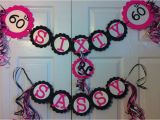 60 Birthday Decoration Ideas 60th Birthday Decorations Party Banner Sixty Sassy