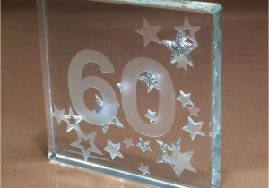 60 Birthday Gift Ideas for Her 60th Birthday Gift Ideas Spaceform Glass token Sixty Gifts